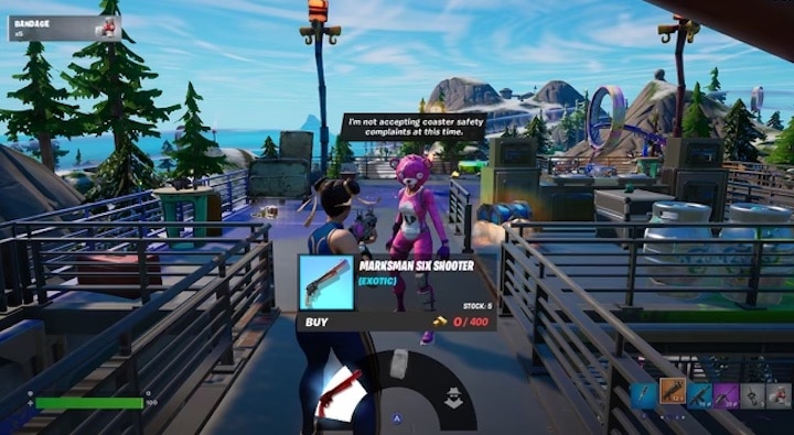 Marksman Sixshooter Location Fortnite C3 S3 Exotic Weapons map