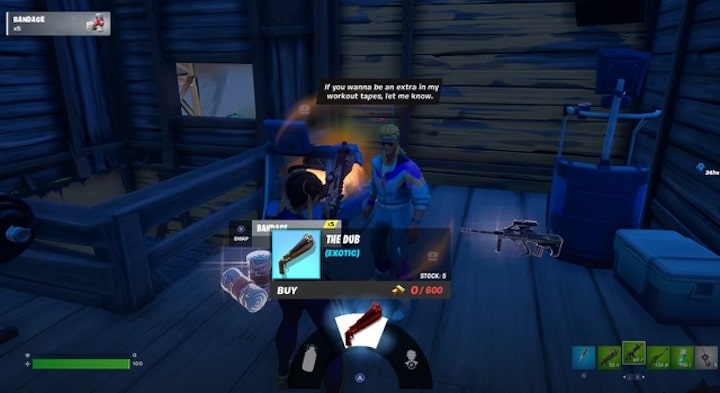 Dub Location Fortnite C3 S3 Exotic Weapons map