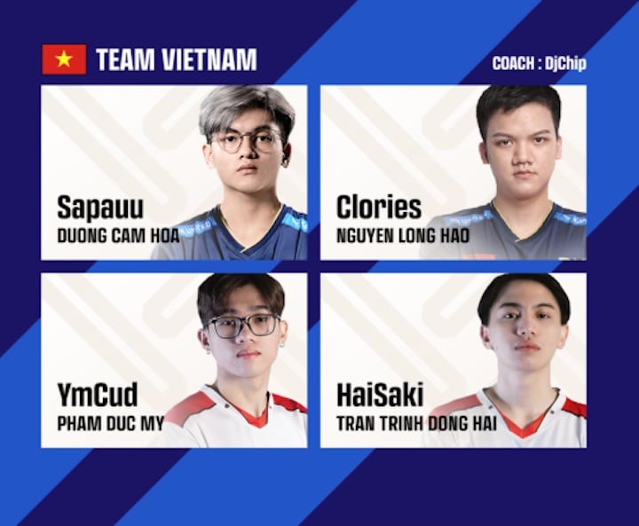 Team Vietnam at PUBG Nations Cup 2022