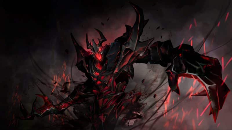 Shadow Fiend hits enemy heroes with increased damage