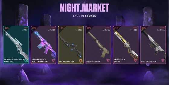 VALORANT: Get Your Skins For Cheaper With Night Market