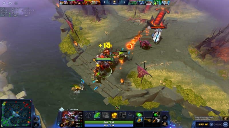 Dota 2 - How to increase your GPM with the Alchemist - Quelling Blade