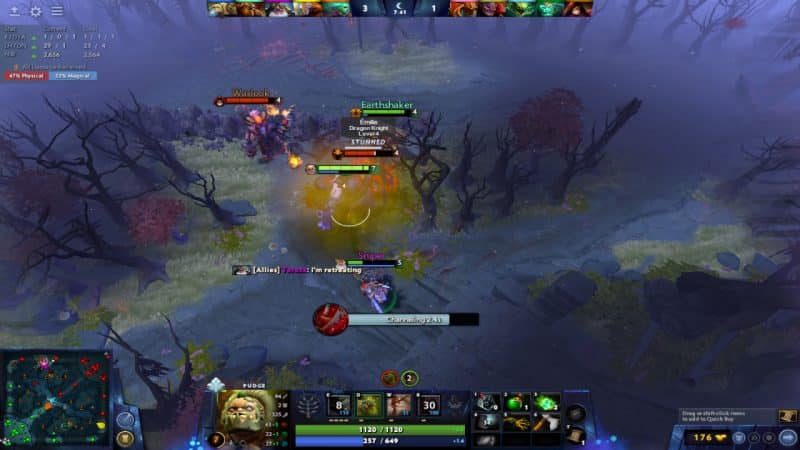 Dota 2 - Pudge gains Strength through Fresh Heap