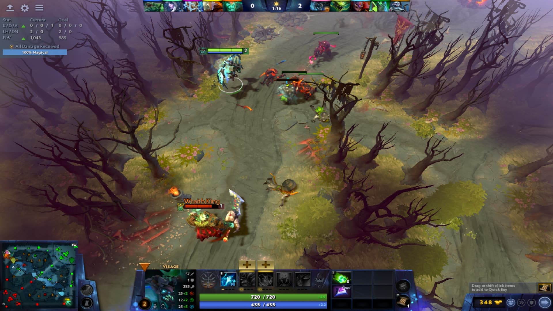 How to Play Visage in 7.32 - Visage farms in the safe lane