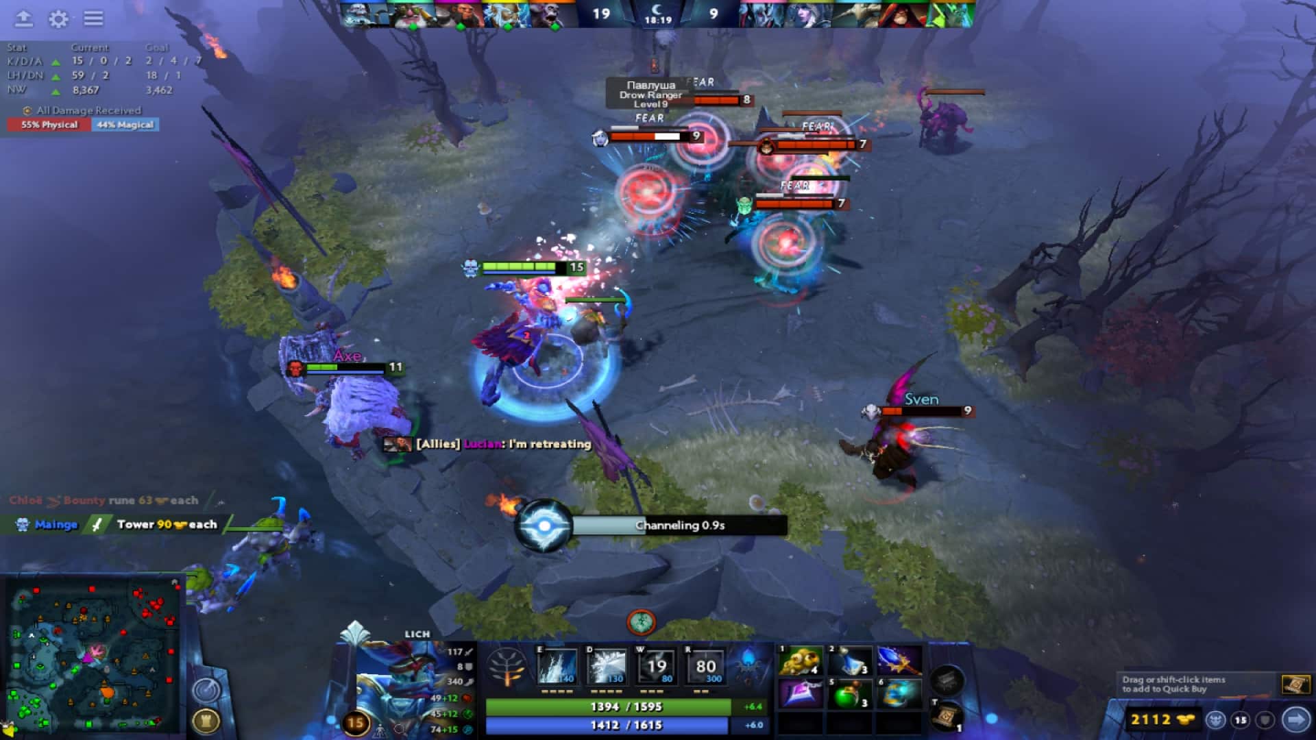 How to Play the Lich in 7.31D - The Lich uses Aghanim's Scepter to lure enemies toward him