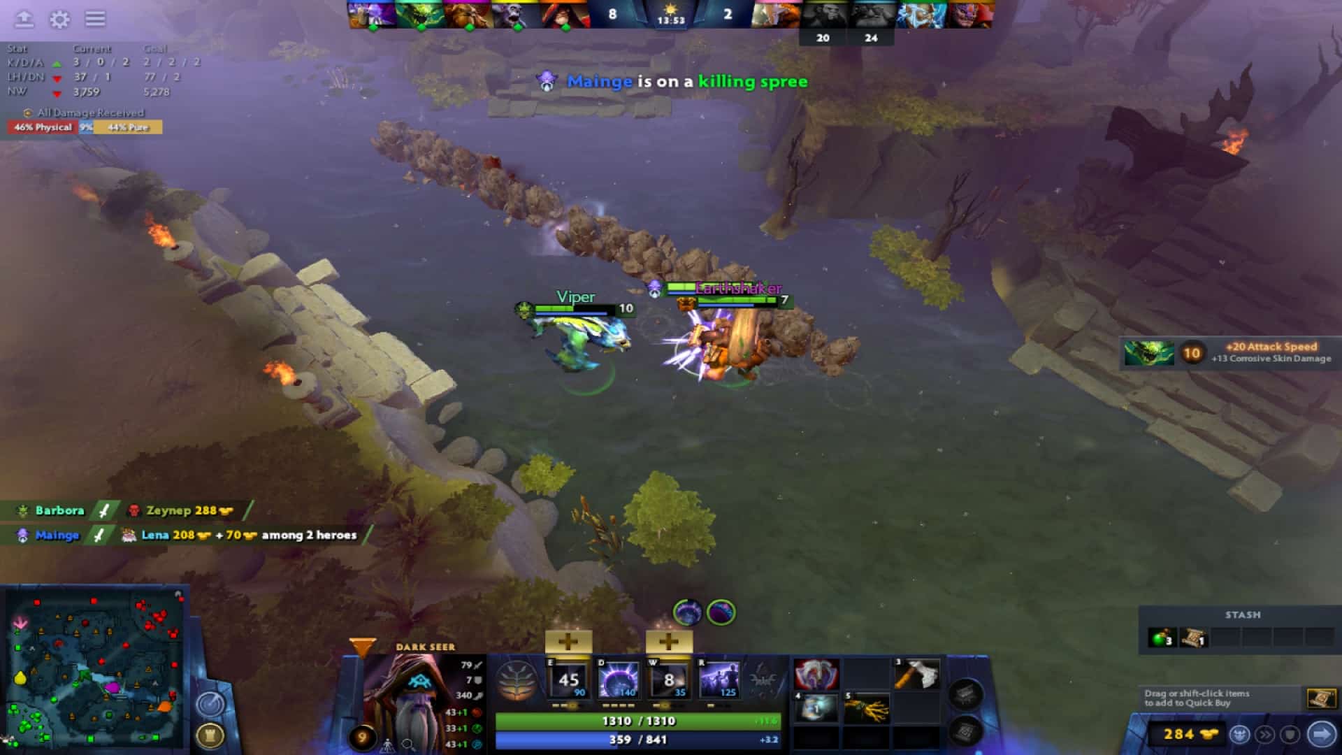 How to play Dark Seer in 7.31D - Dark Seer gets a killing spree