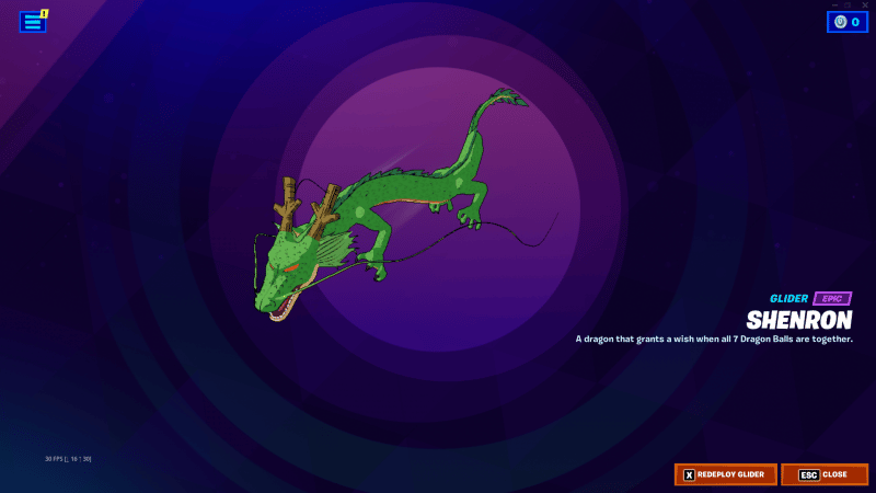 Don't miss out on the chance to get a Shenron Glider. 