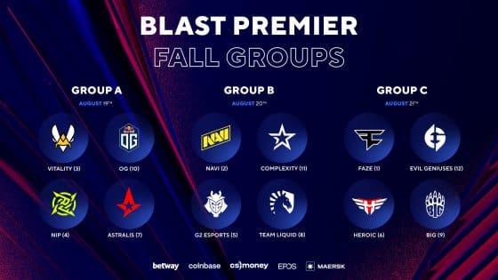 BLAST Premier Fall Groups 2022: Schedule, Format, Prize pool and more