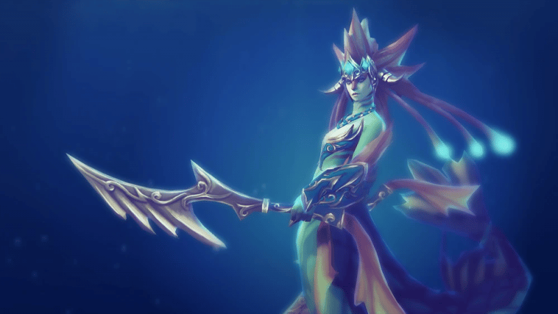 The Dota 2 Hero Naga Siren