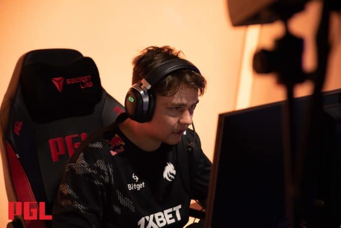 Team Spirit's Illya “Yatoro” Mulyarchuk during the Grand Finals of the PGL Arlington Major 2022