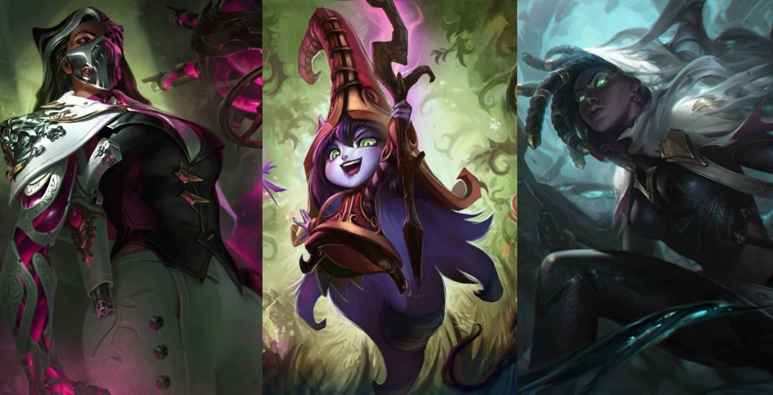 The LoL Champions Renata, Lulu and Senna