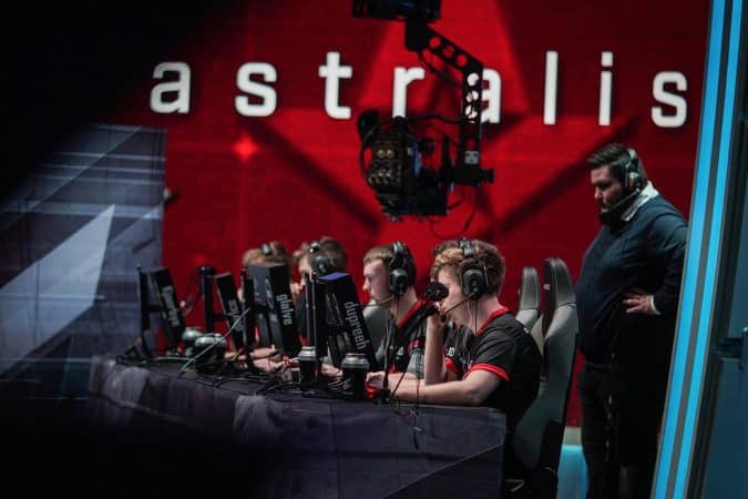 Astralis on stage 2017 ELeague Major