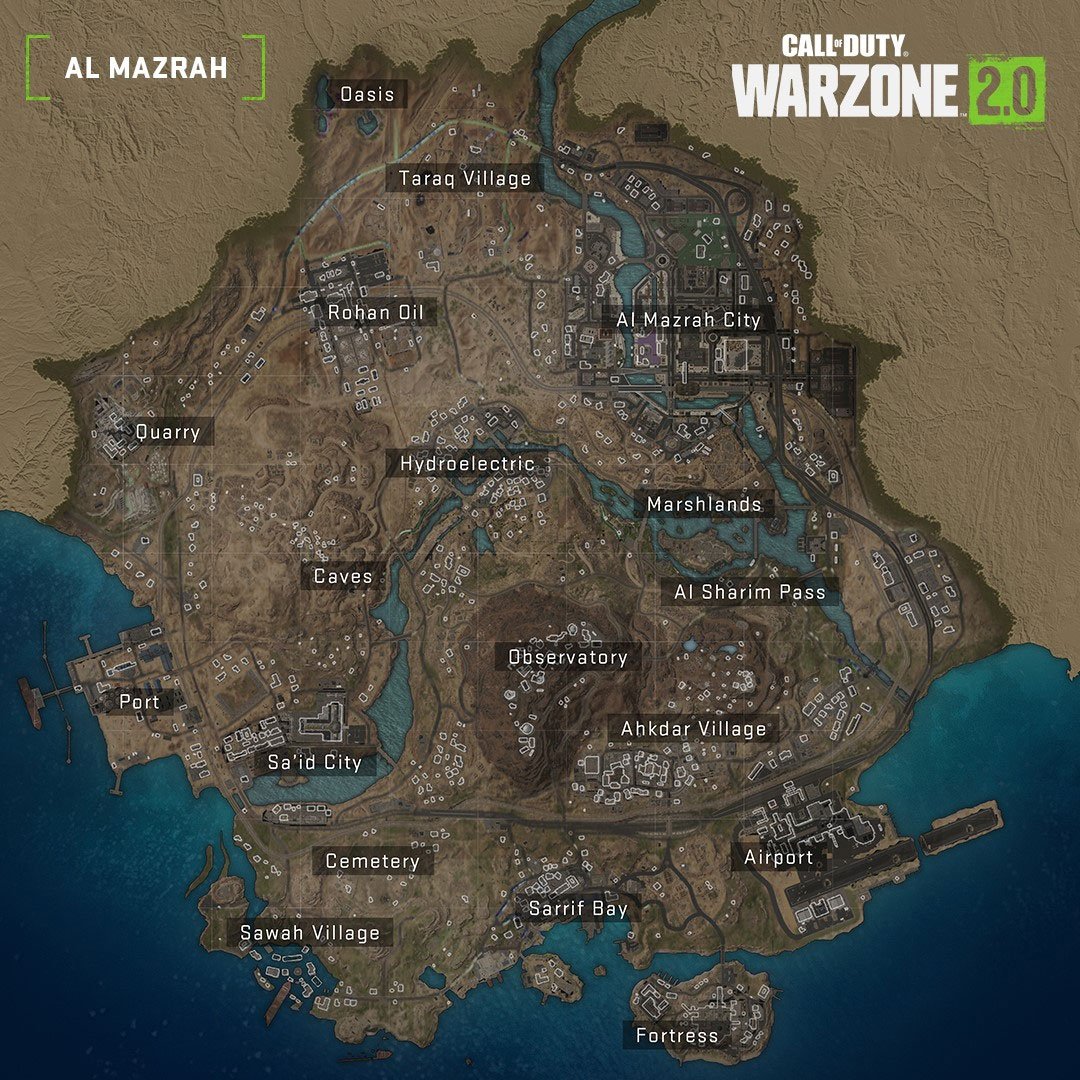 Al Mazrah Map