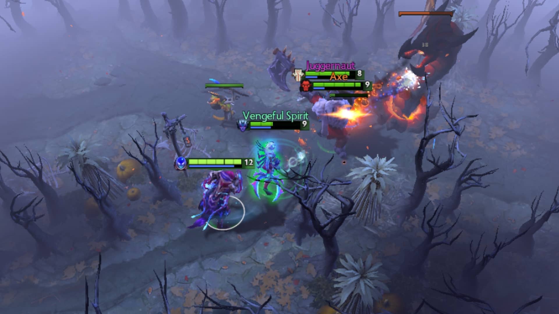 Arc Warden attacks top tower with his team