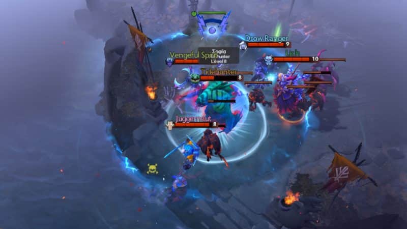 Zeus uses Nimbus to fry enemies