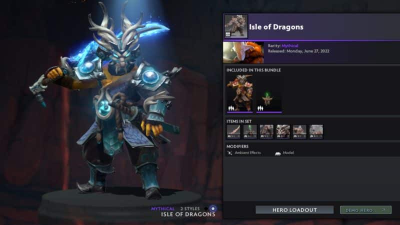 Juggernaut uses Style Unlock Fragment to unlock the Transmuted look for his Isle of Dragons set