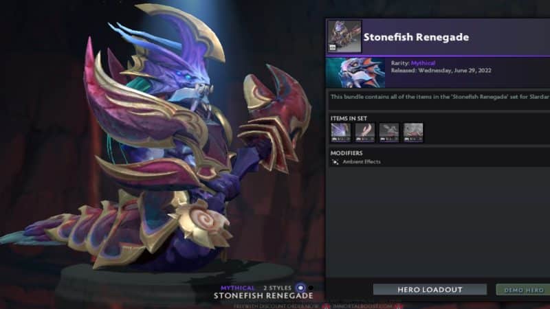 Stonefish Renegade set for Slardar