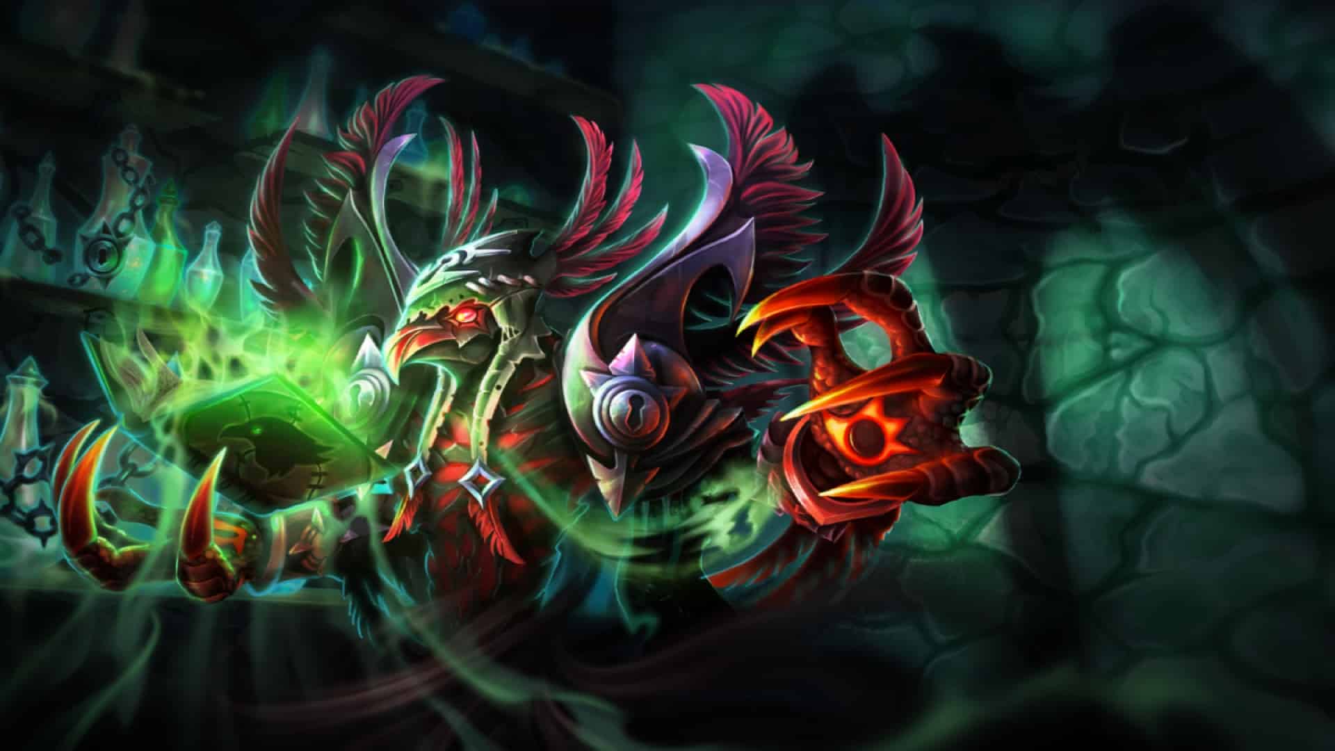 Shadow Fiend prepares to terrorize his enemies