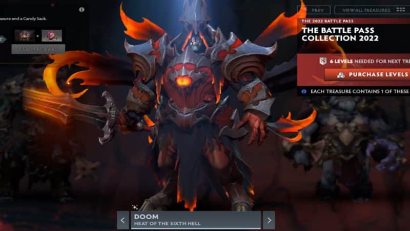 Doom cloaked in heavy armor
