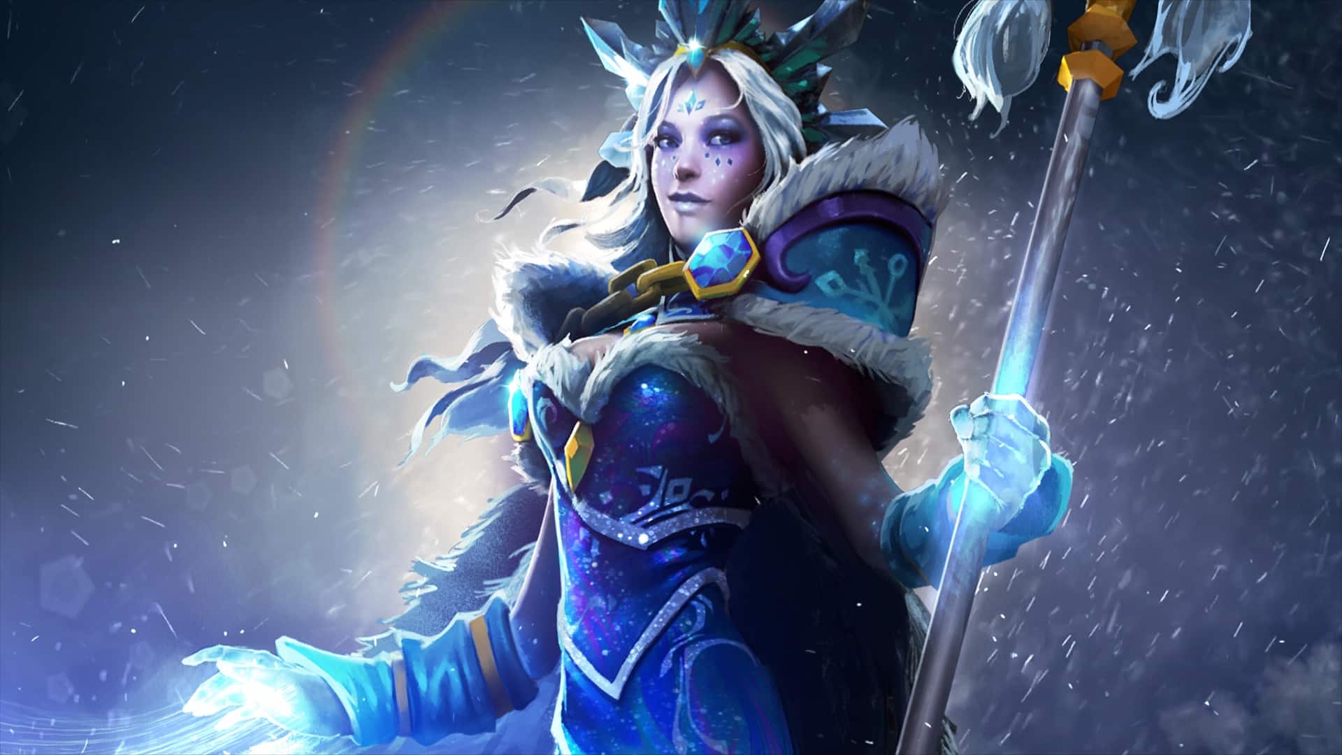 Crystal Maiden restores mana to her allies