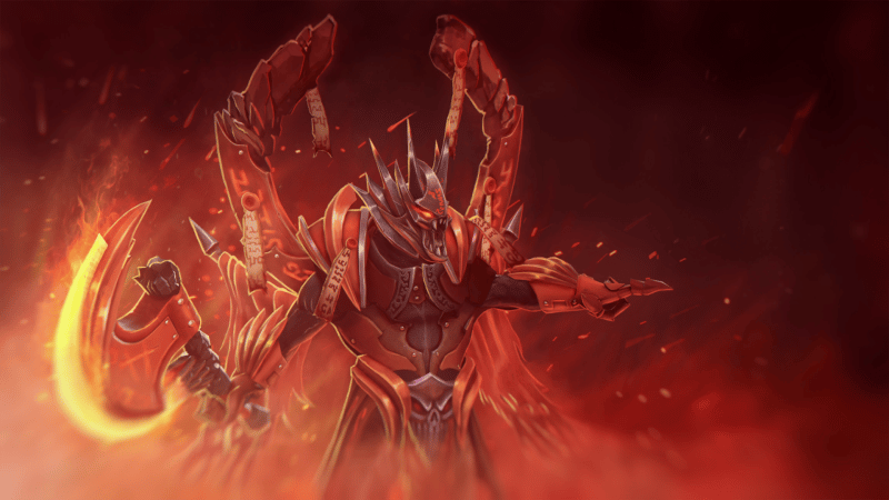 Doom burns his enemies to the ground