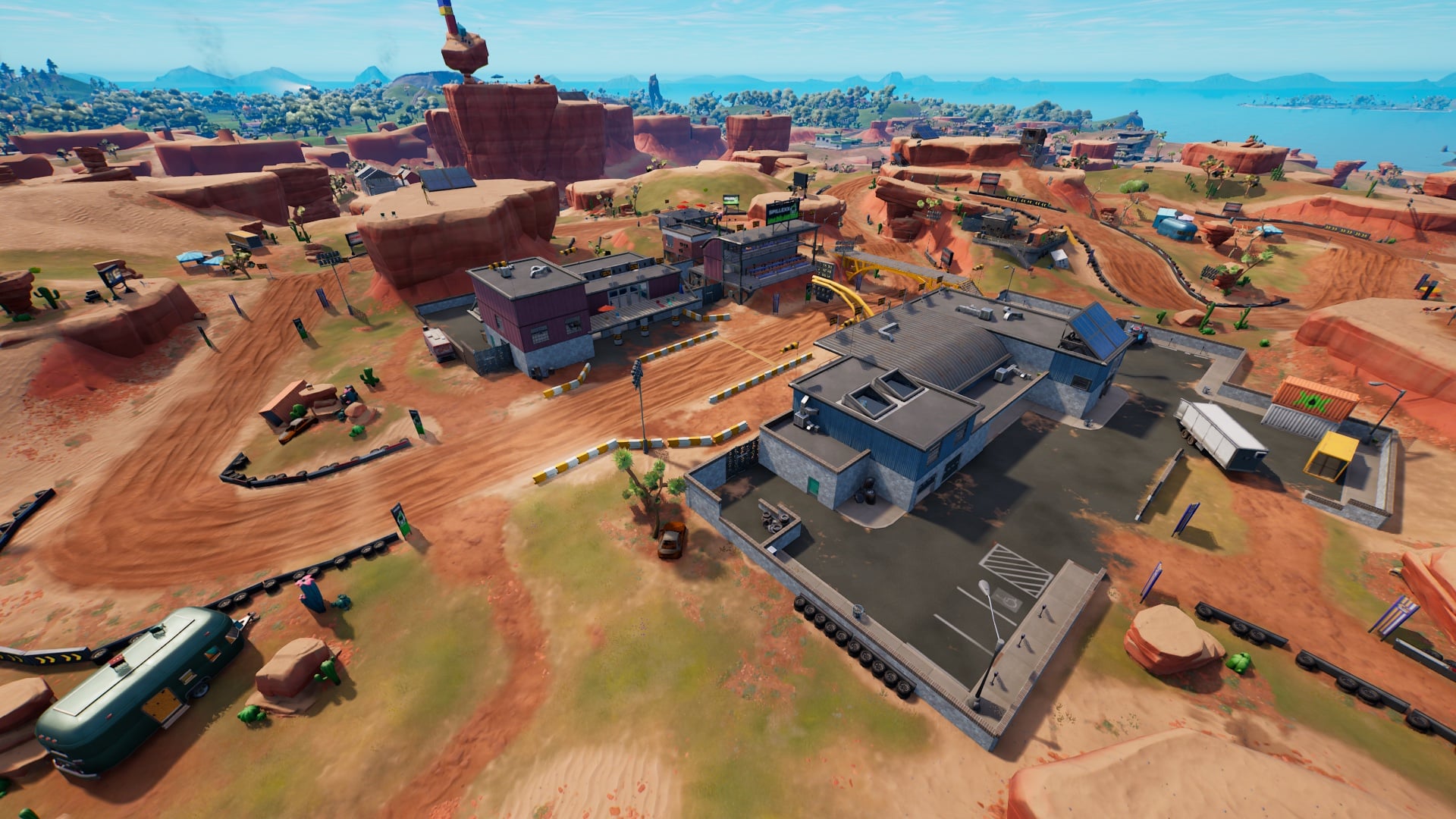 Best Landing Spots in Fortnite Chapter 3 Season 4 - Chonker's Speedway