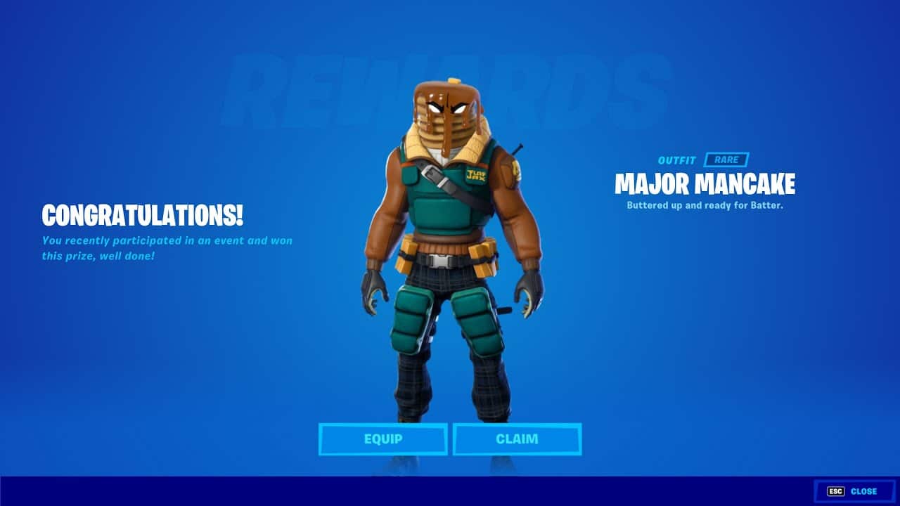 Fortnite Free Skins - Major Mancake