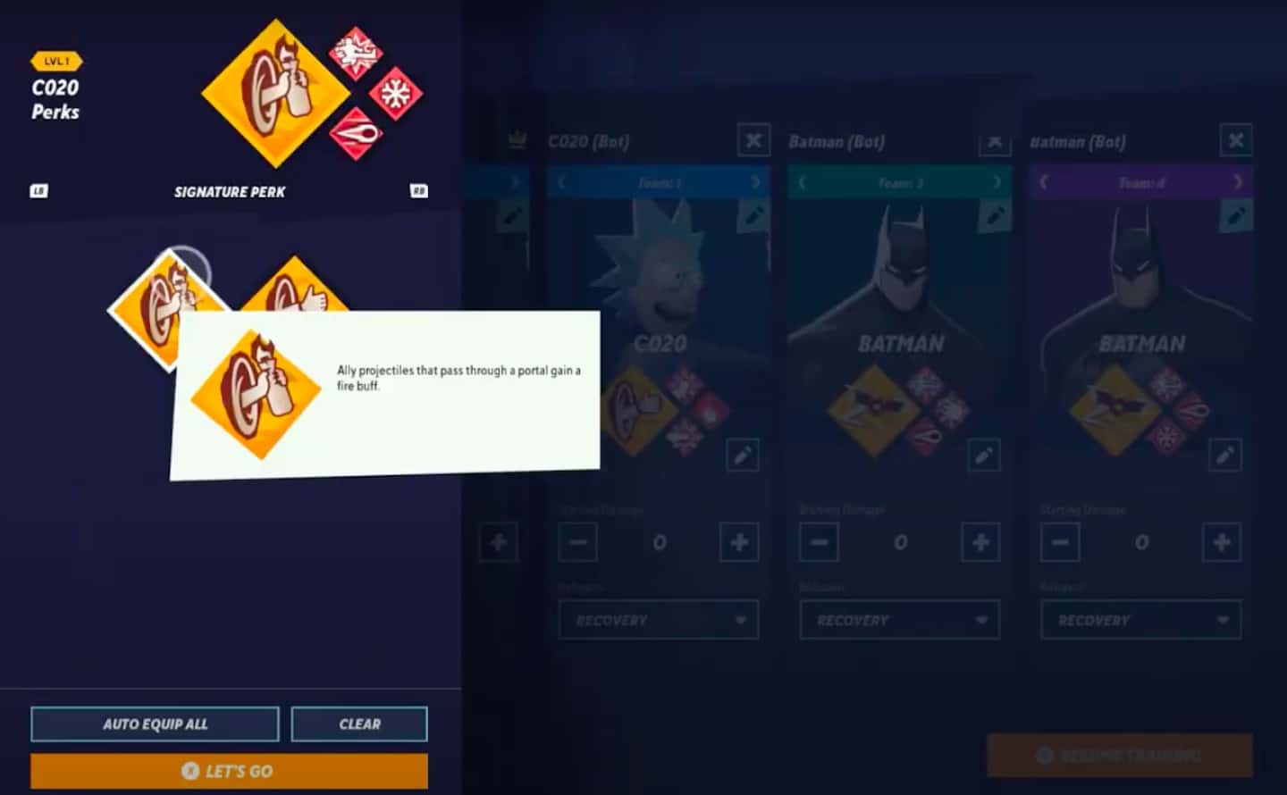 MultiVersus Rick Guide - Perks