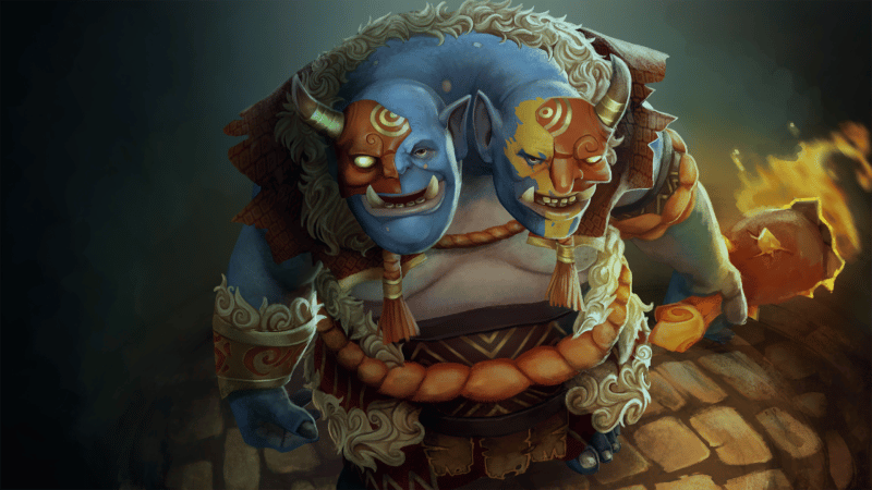 Ogre Magi uses Fireblast to stun enemies