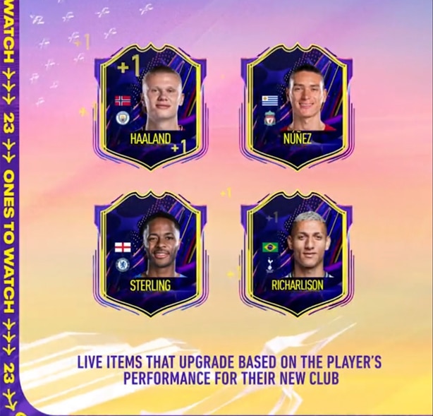 Sterling Nunez Richarlison Haaland OTW Fifa 23