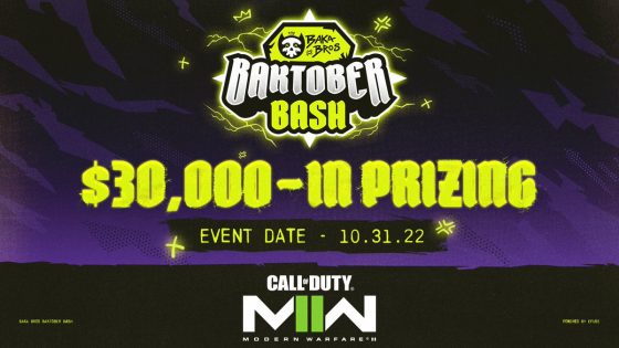 Baktober Bash – Huge $30K Modern Warfare 2 Tournament