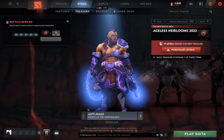 Anti-Mage gets ready to fight