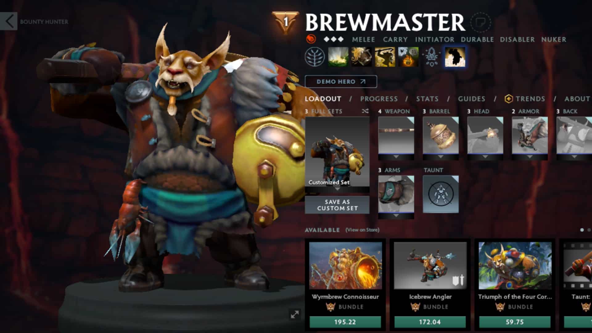 Brewmaster prepares for battle