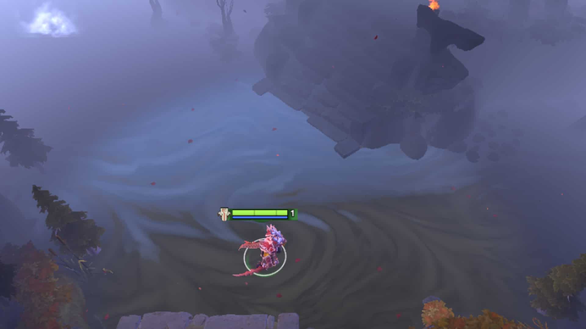 Player turns the water into Chrome using Chrome Vial