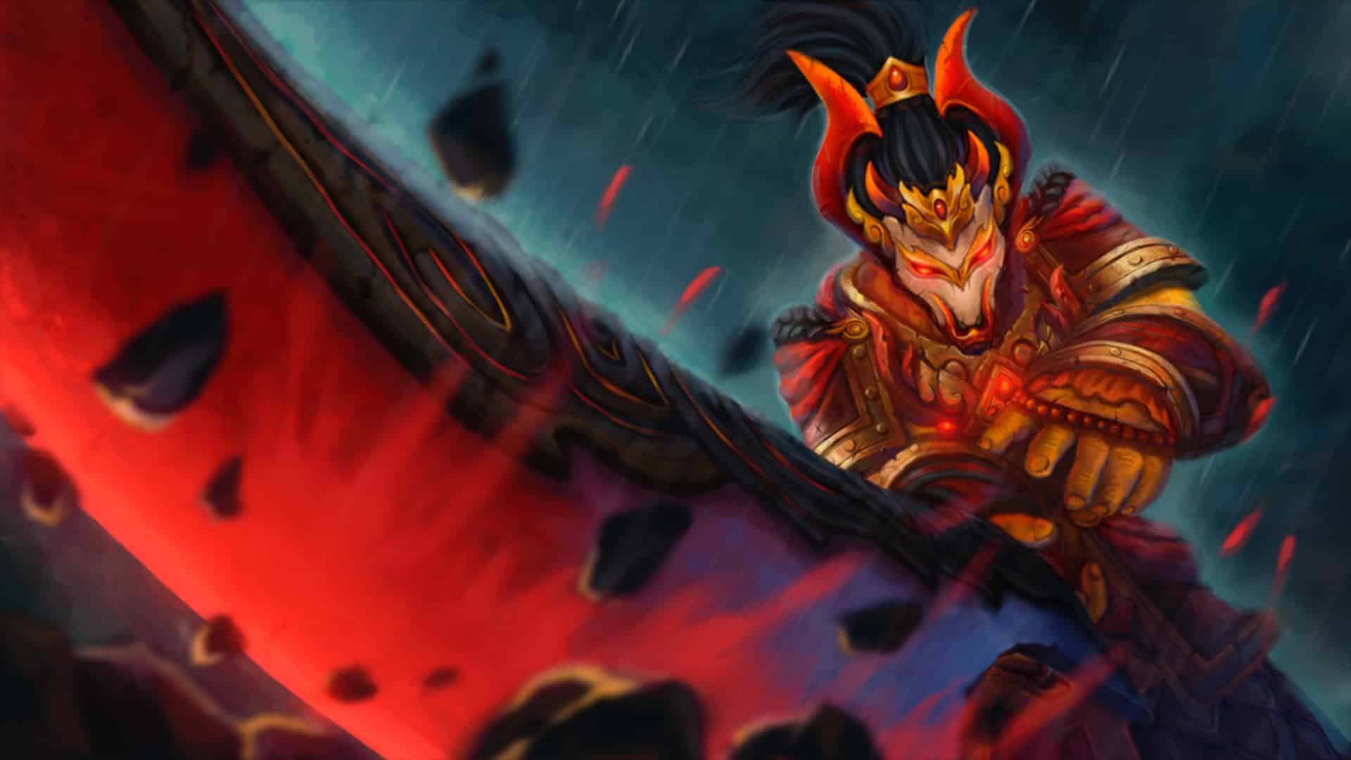 Juggernaut cuts his enemies with his blade