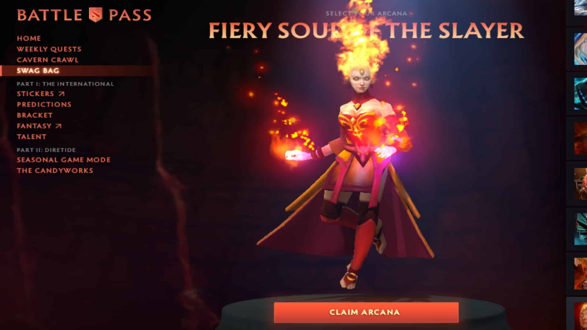Lina scorches her enemies in battle