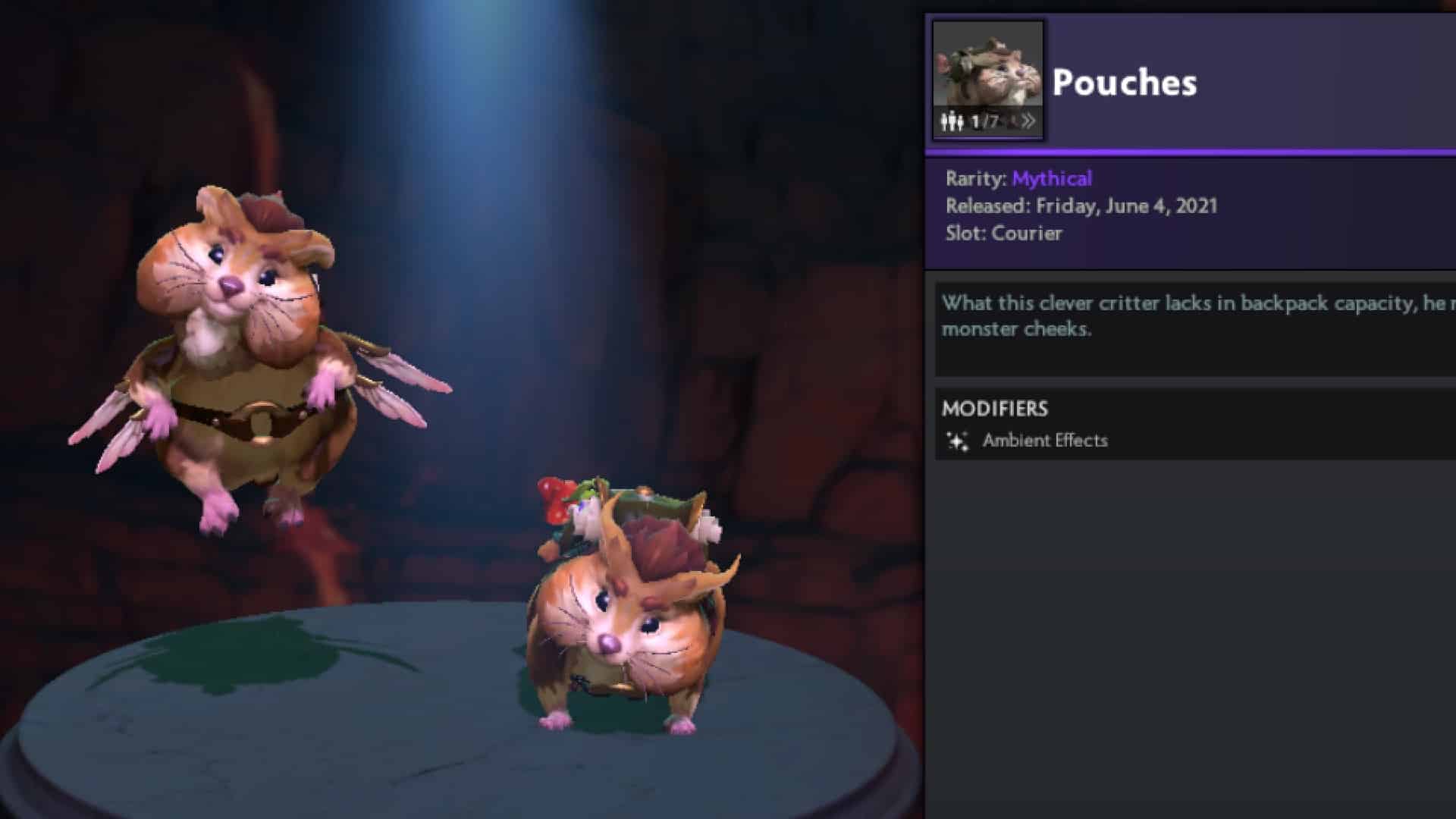 Pouches smiles at players