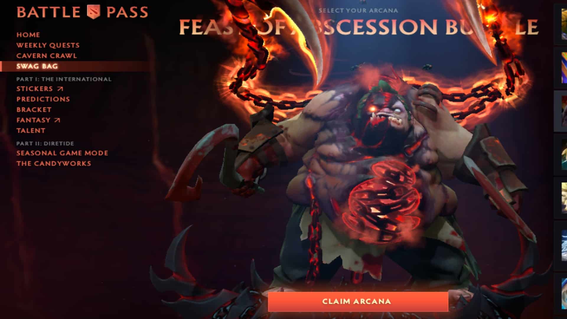 Pudge pulls enemies toward him with Meat Hooks