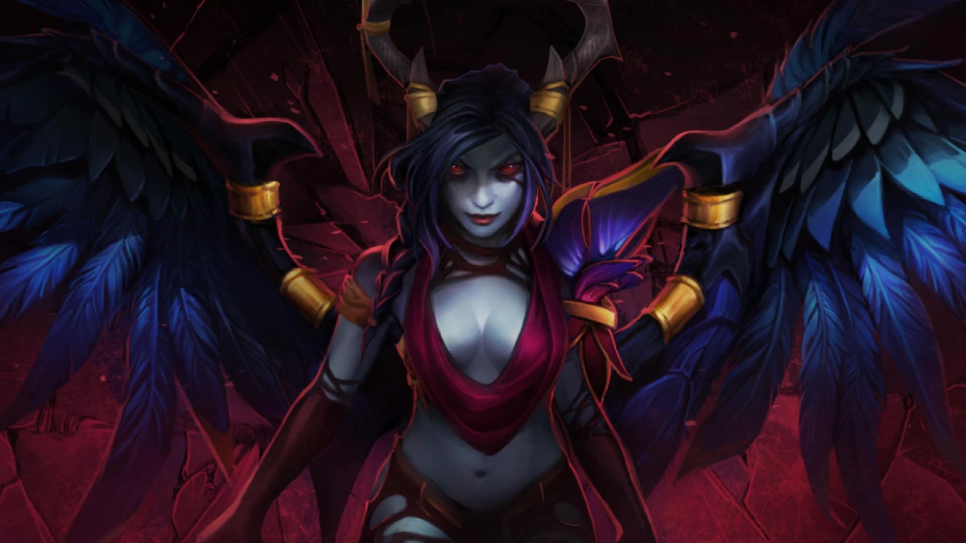 Queen of Pain uses Sonic Wave to deal Pure damage to her enemies