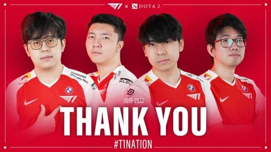 Dota 2: T1 Disbands roster