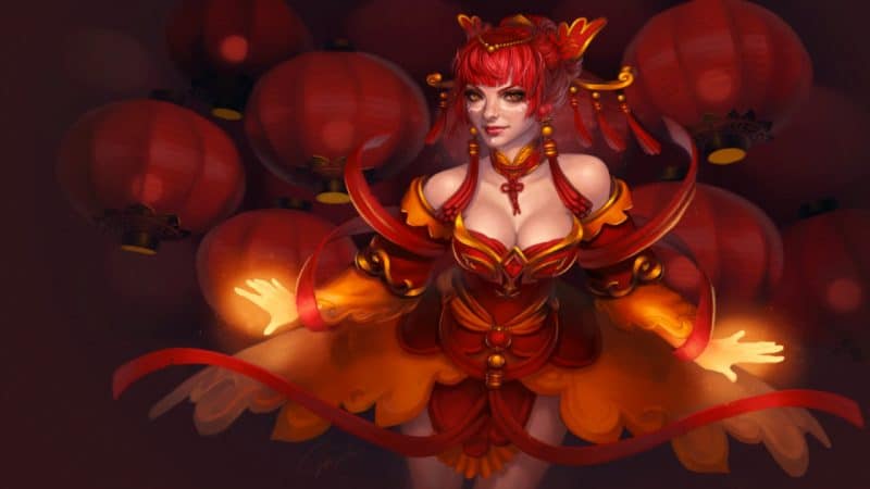 Lina stuns enemy heroes in battles