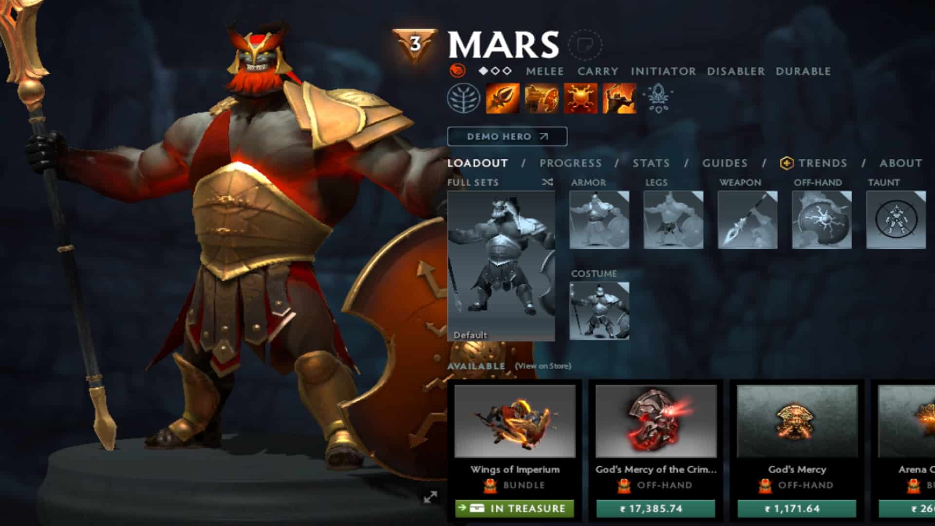 Mars gets ready to win Diretide matches