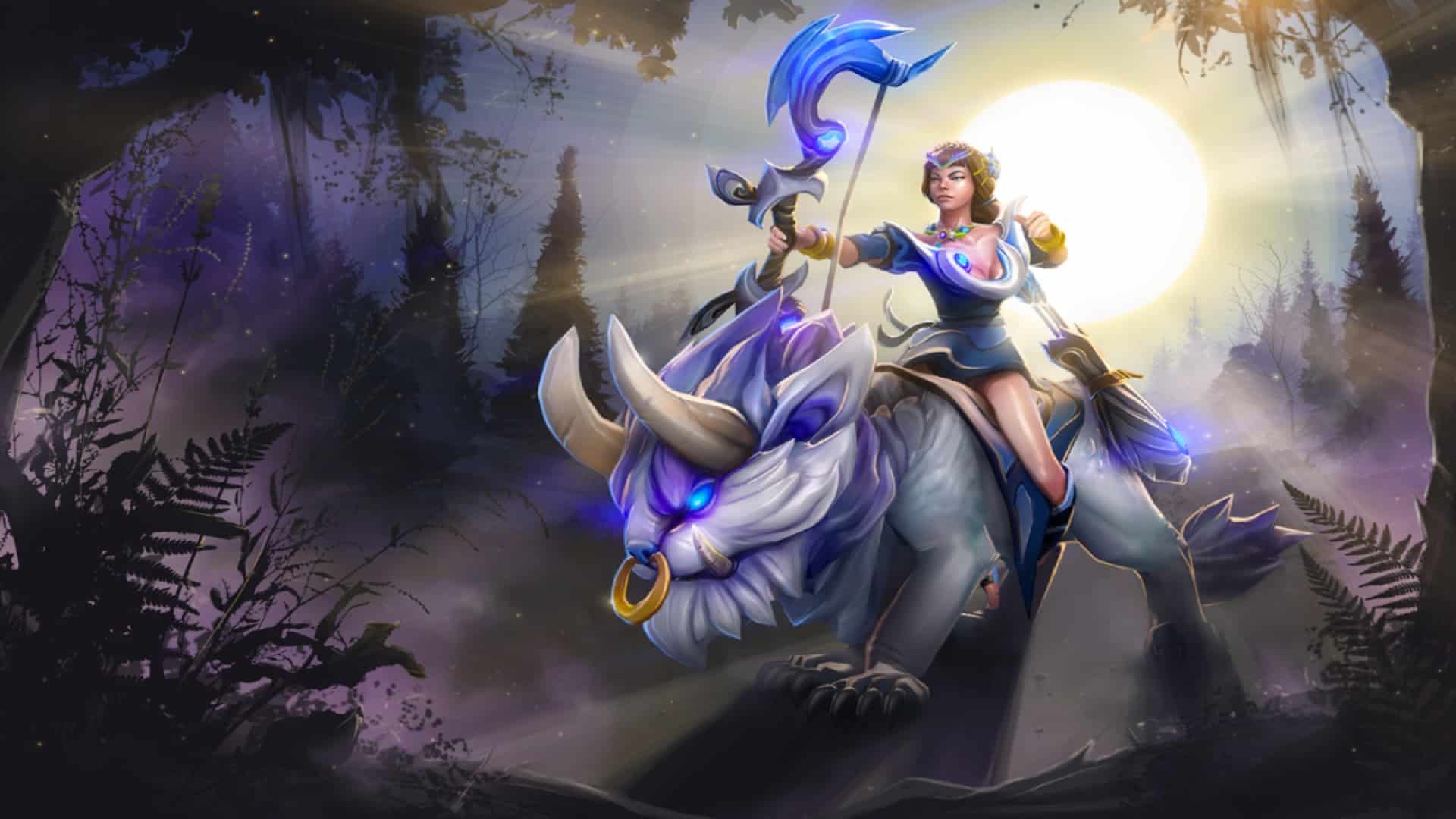 Mirana launches Sacred Arrow to stun her enemies