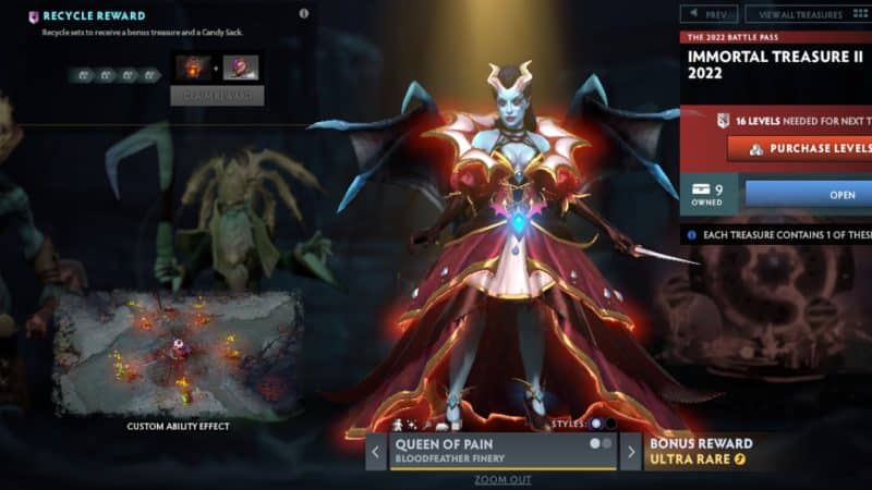Akasha makes a move in her fantastic Bloodfeather Finery set