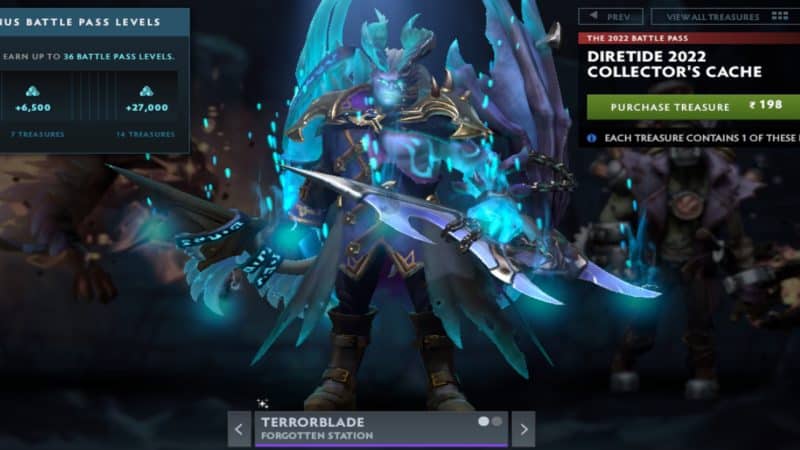 Terrorblade stands tall with the Forgotten Station set