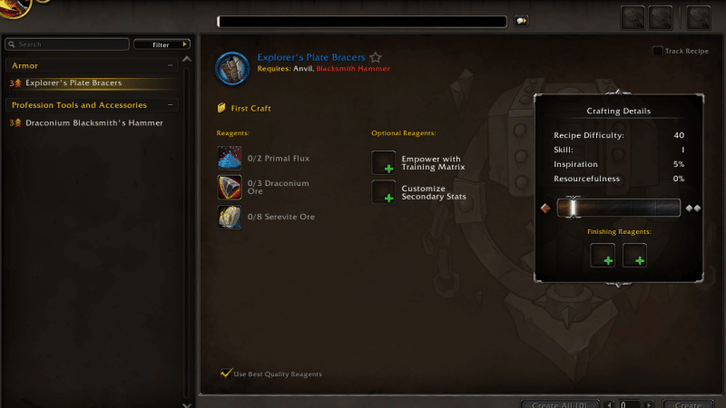 Dragonflight Professions Stats
