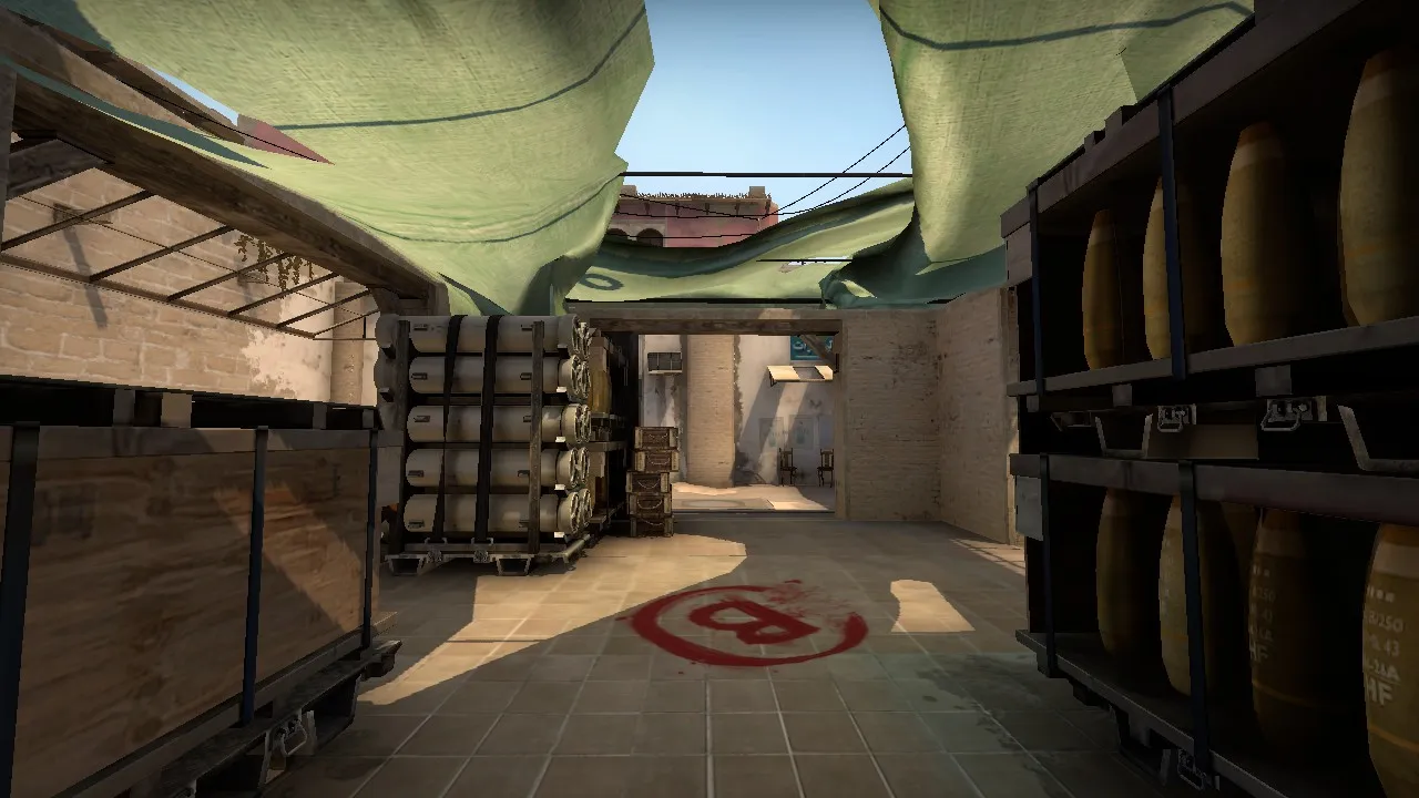 CSGO Mirage Bombsite B theglobalgaming
