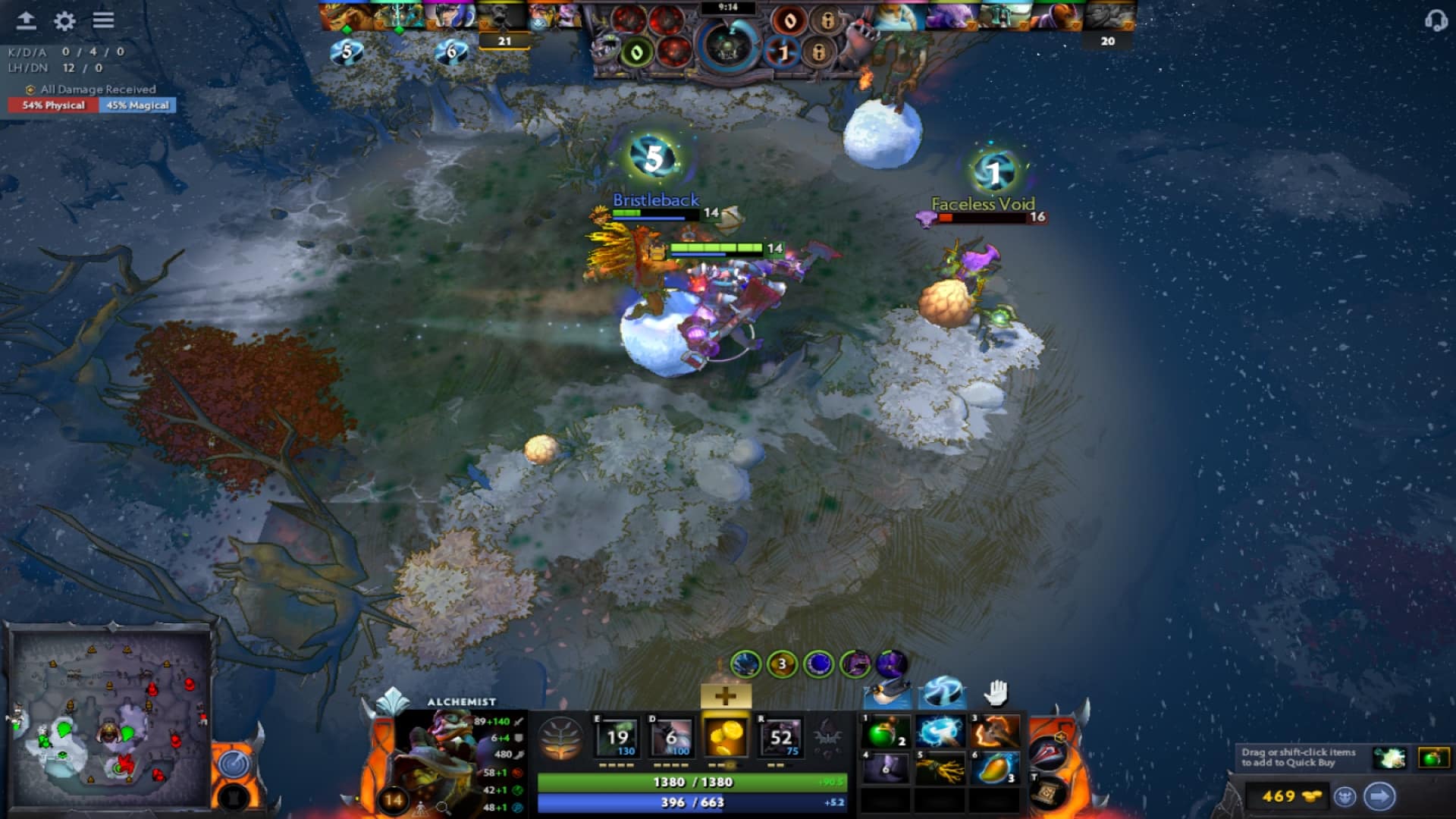 Alchemist gains bonus attack damage with Battle Fury in Diretide