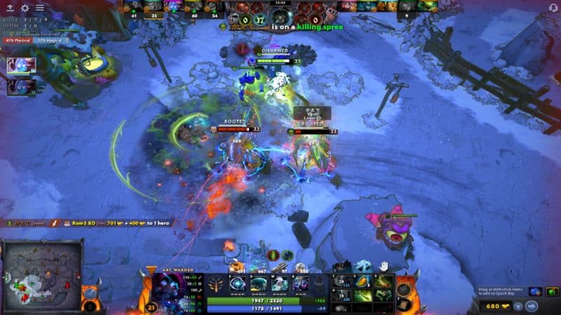 Arc Warden uses Gleipnir in Diretide mode