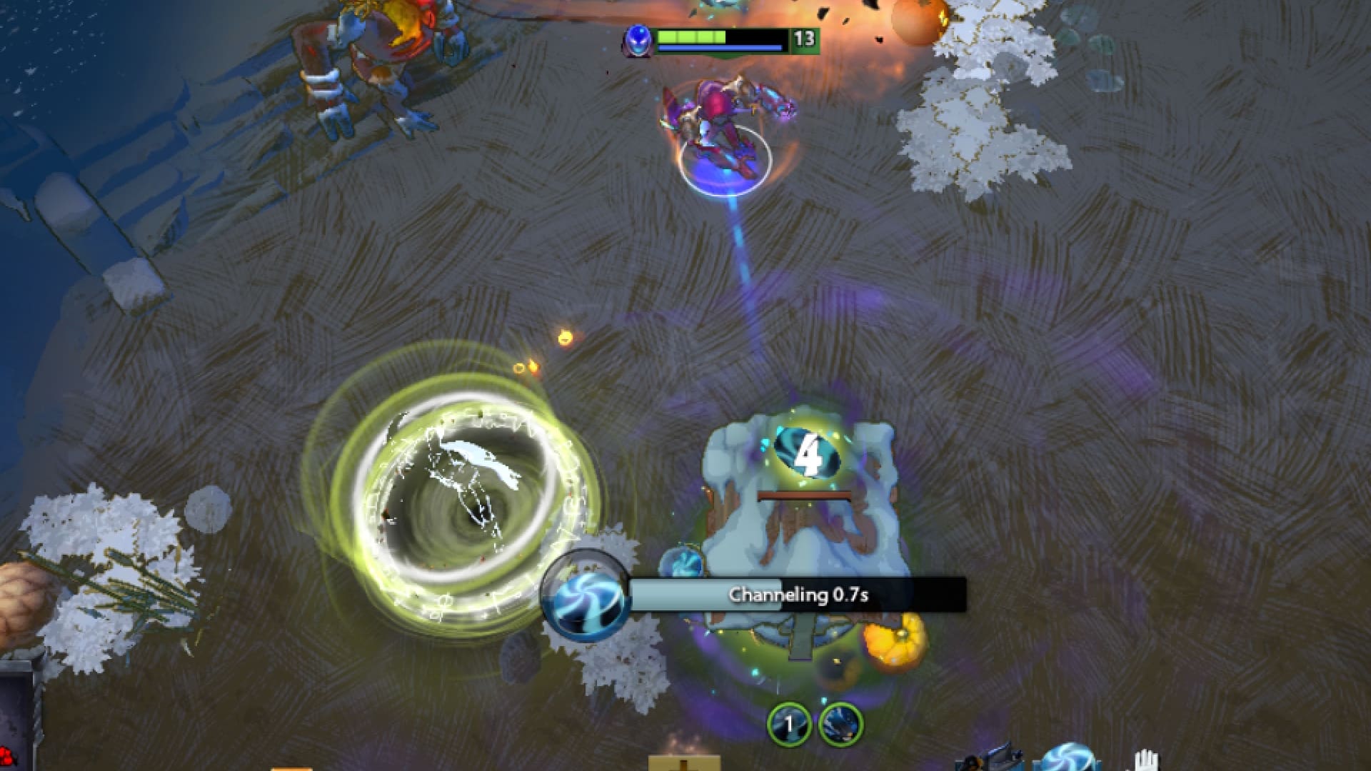 Arc Warden scores Taffy in Diretide mode